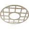 Ekena Millwork O'Neal Wood Fretwork Pierced Ceiling Medallion, Hickory, 30"OD x 10 7/8"ID x 1/4"T CMWP30X30X0250ONHI - alternate 5